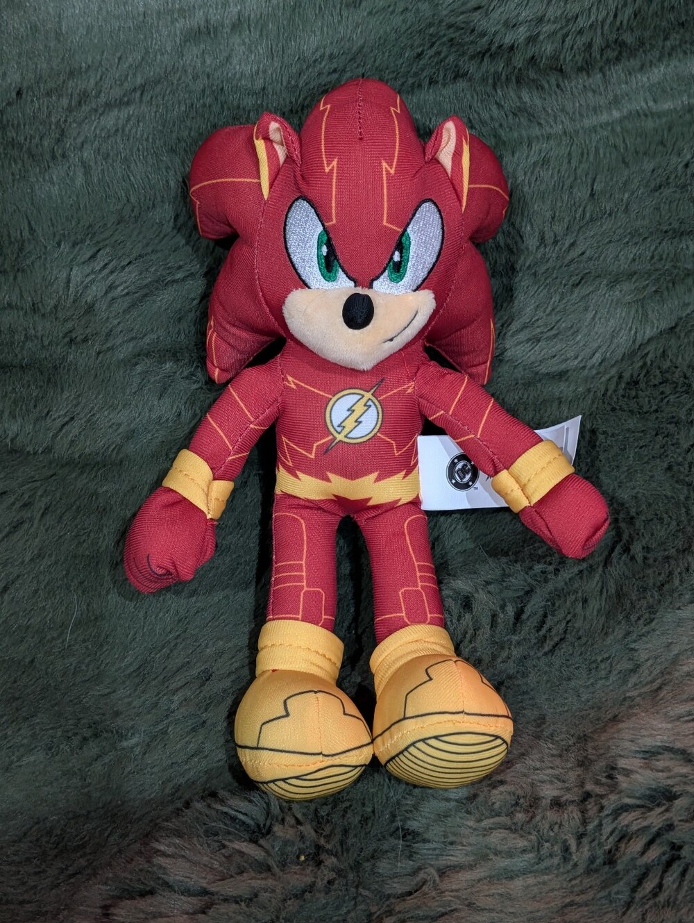 Brand New Sega Sonic the Hedgehog DC Flash 9” Plush Stuffed Animal Jakks Pacific